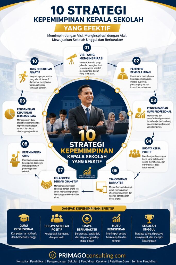 10 Strategi Kepemimpinan Kepala Sekolah yang Efektif di Era Pendidikan Modern 2