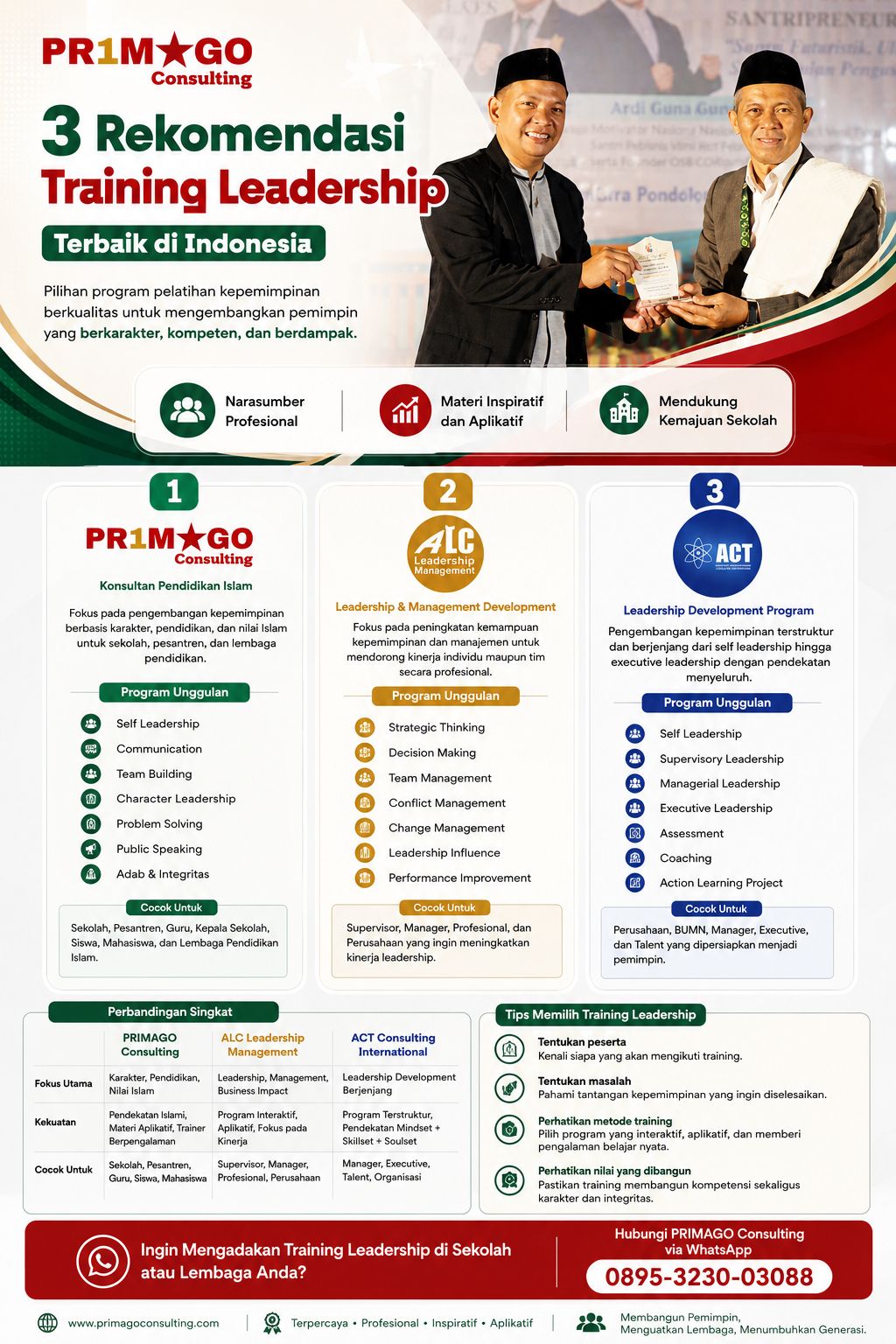 3 rekomendasi training leadership terbaik di indonesia