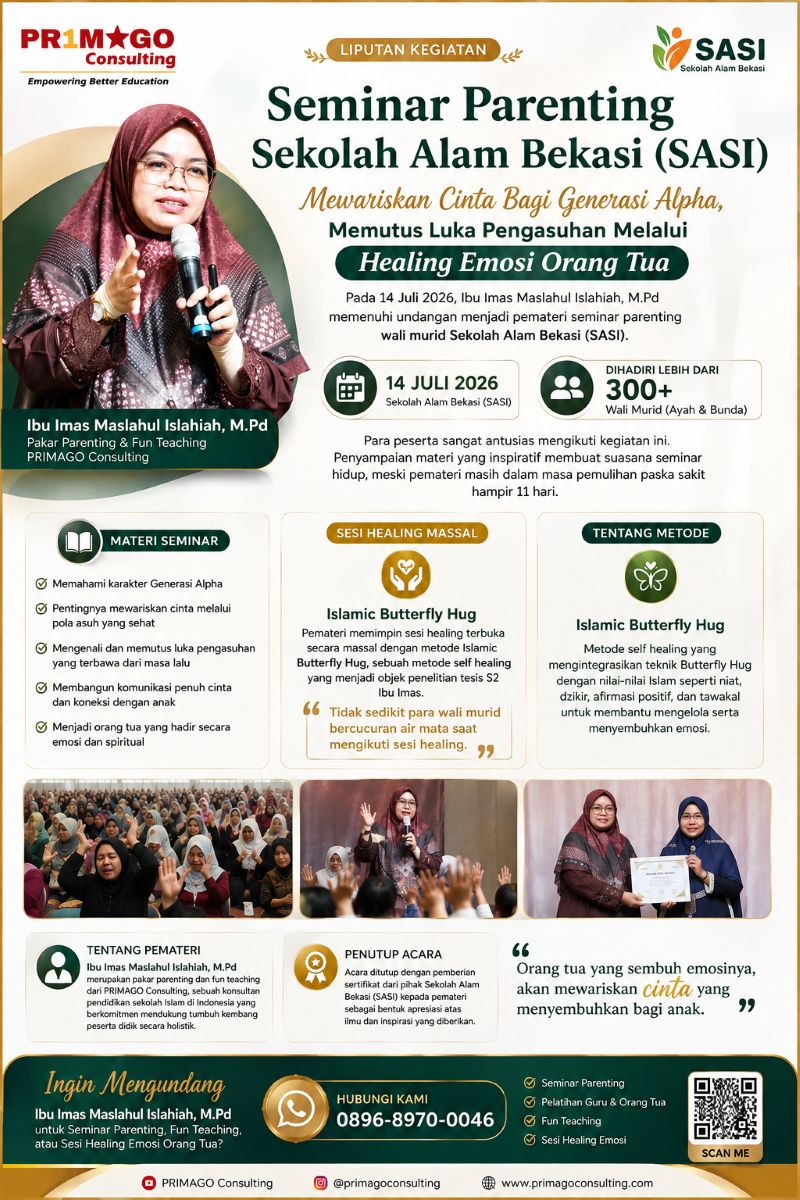 Imas Maslahul Islahiah Pakar Pemateri Parenting Islam Untuk Sekolah di Bekasi 2