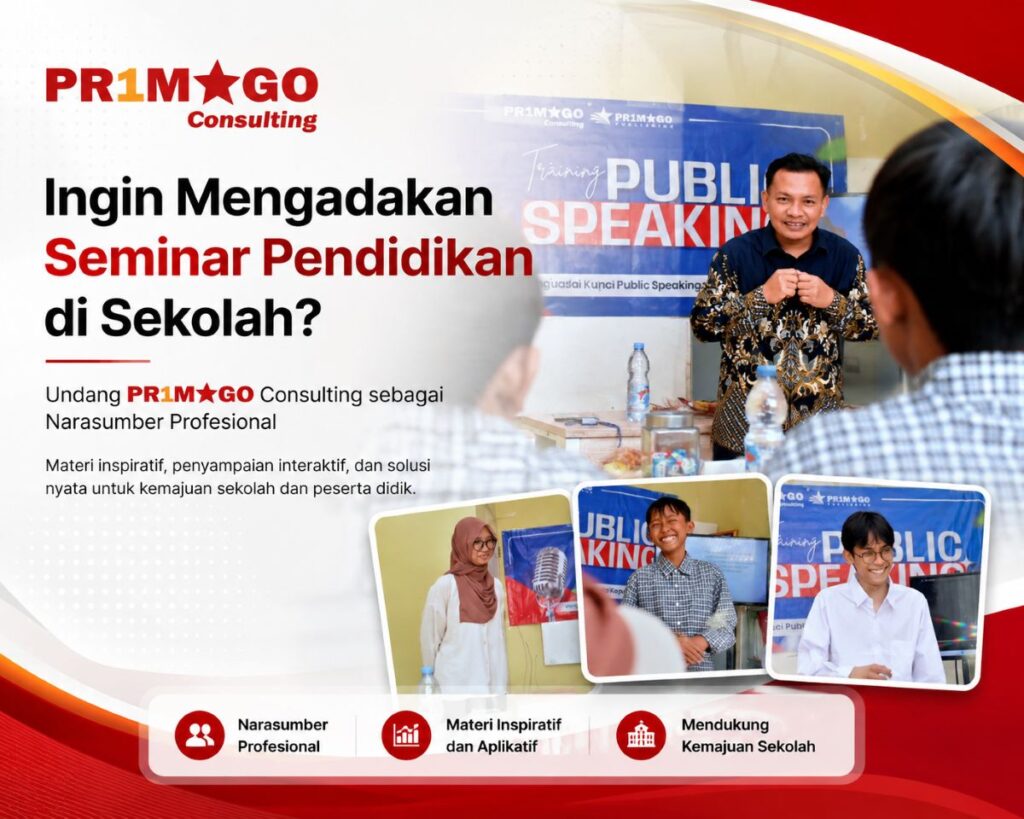 Pelatihan Public Speaking: Membangun Kepercayaan Diri, Komunikasi, dan Jiwa Kepemimpinan