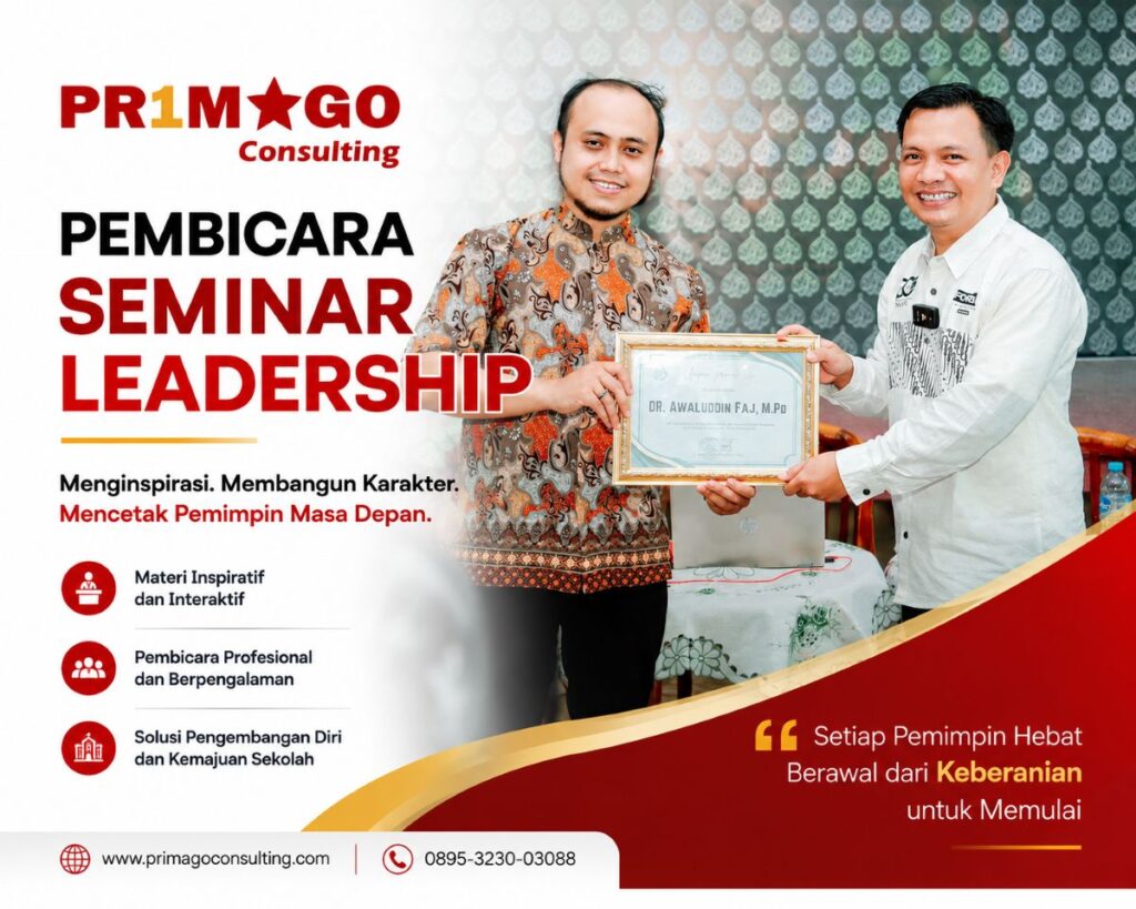 pembicara seminar leadership